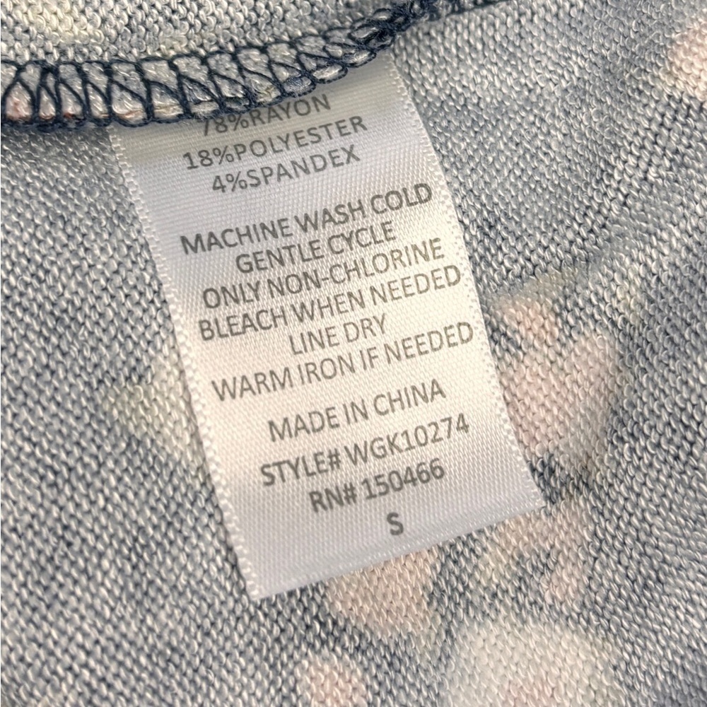 Floral Navy Women's Top - Picture 10 of 11